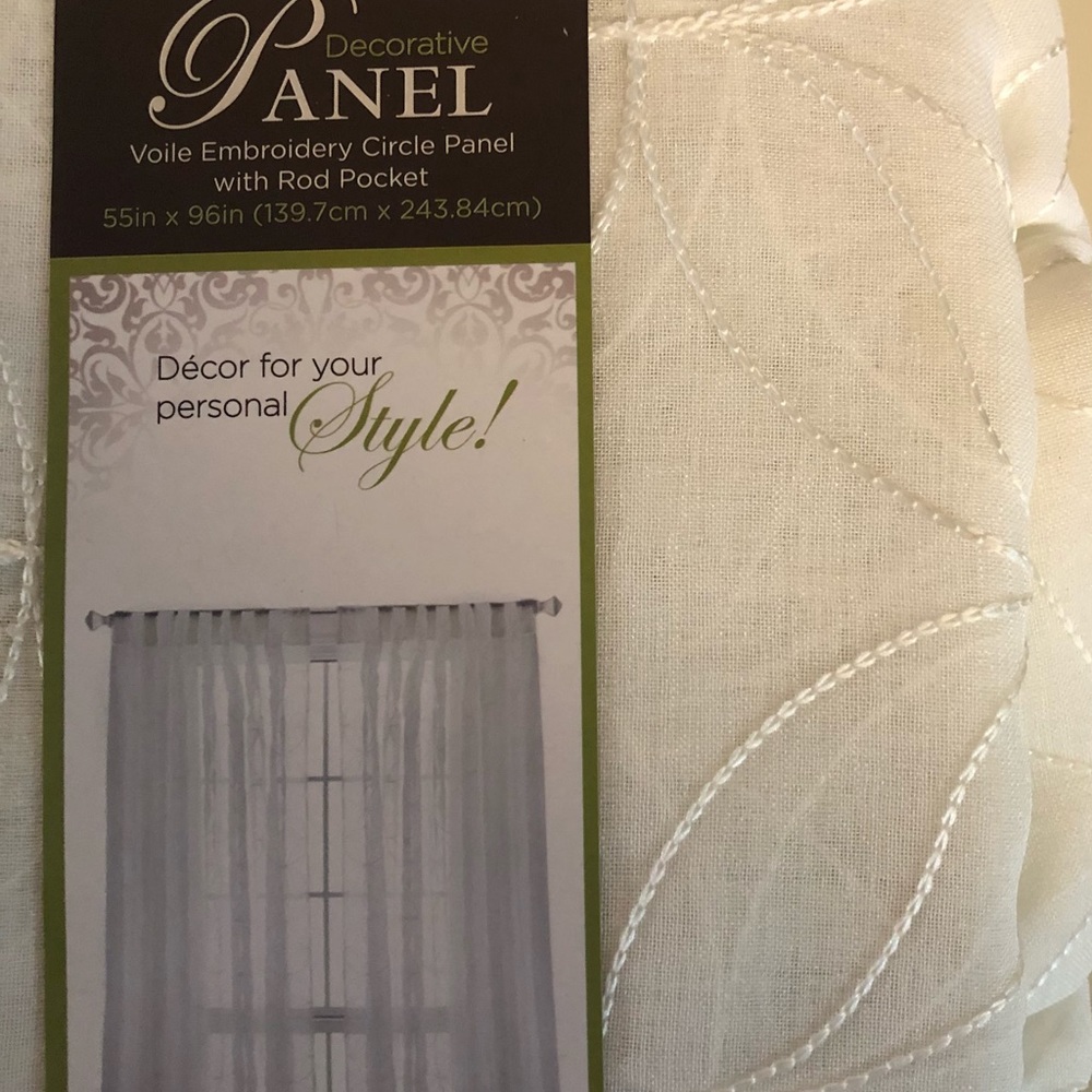 NWT Curtain Panel in Package x1 Panel
